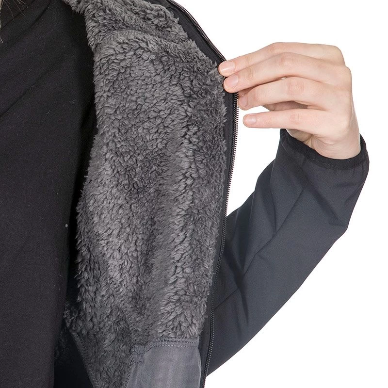 Trespass Women's Kristen Hooded Softshell Jacket Black 8 Trespass Women's Kristen Hooded Softshell Jacket Black - Image 8