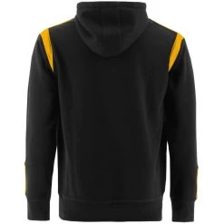 Men's Loxton Hooded Top Black / Amber -Outdoor Clothing Store loxton 011 flc hoodie 2s blk amb 2