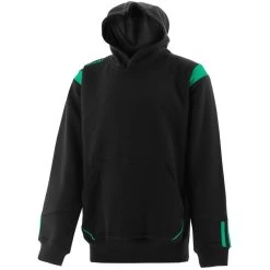 Kids' Loxton Hooded Top Black / Green