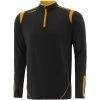 Kids' Loxton Brushed Half Zip Top Black / Amber