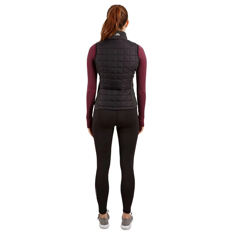 Trespass Women's Lyla Padded Gilet Black 2 Trespass Women's Lyla Padded Gilet Black - Image 2