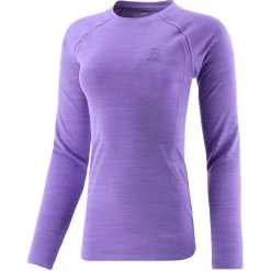 Women's Madison Long Sleeve Top Purple