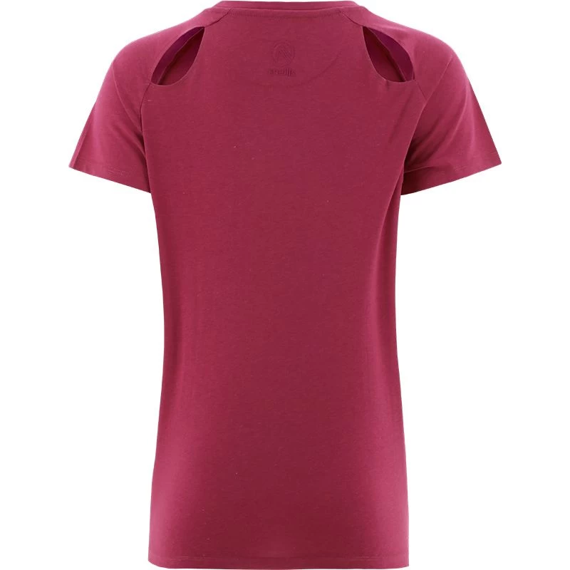 Women's Madison Cotton T-Shirt Pink 4 Women's Madison Cotton T-Shirt Pink - Image 4