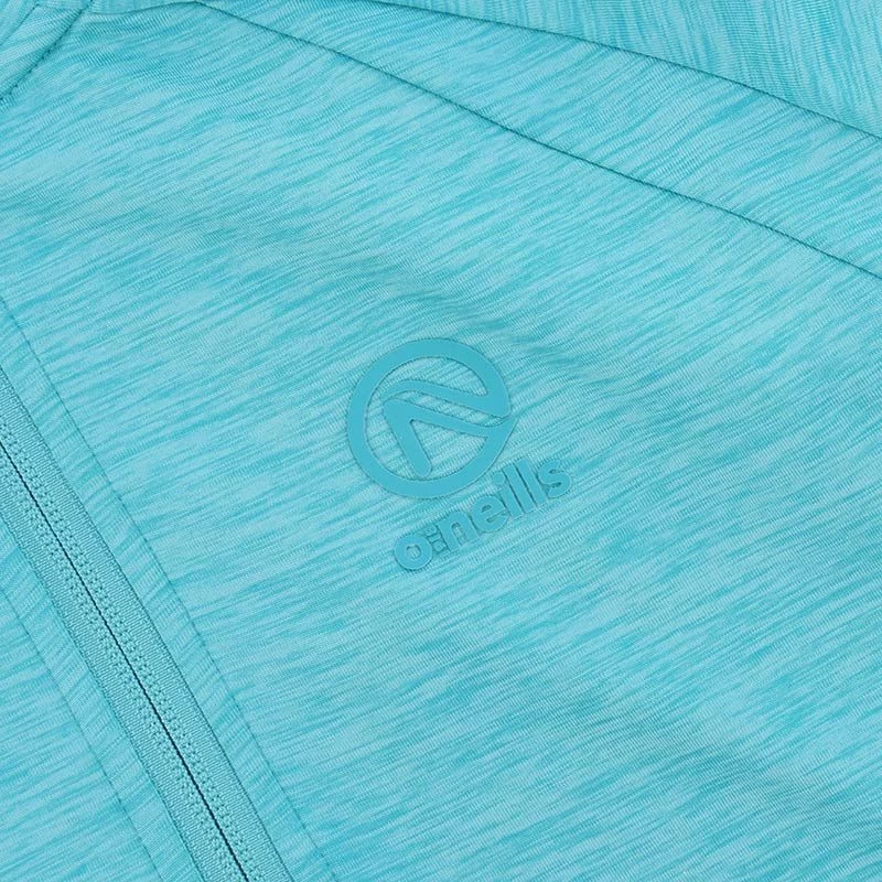 Women's Madison Brushed Half Zip Top Blue 3 Women's Madison Brushed Half Zip Top Blue - Image 3