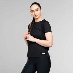 Women's Madison Cotton T-Shirt Black