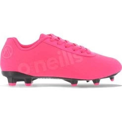 Mamba Firm Ground Laced Football Boots Youth Pink