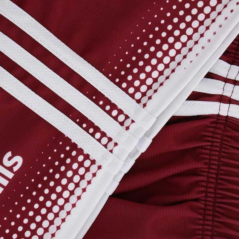 Women's Nelson Shorts Maroon / White 8 Women's Nelson Shorts Maroon / White - Image 8