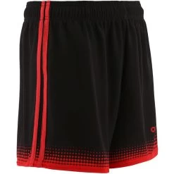 Women's Nelson Shorts Black / Red -Outdoor Clothing Store nelson gaelic shorts blk red 2s 2 1