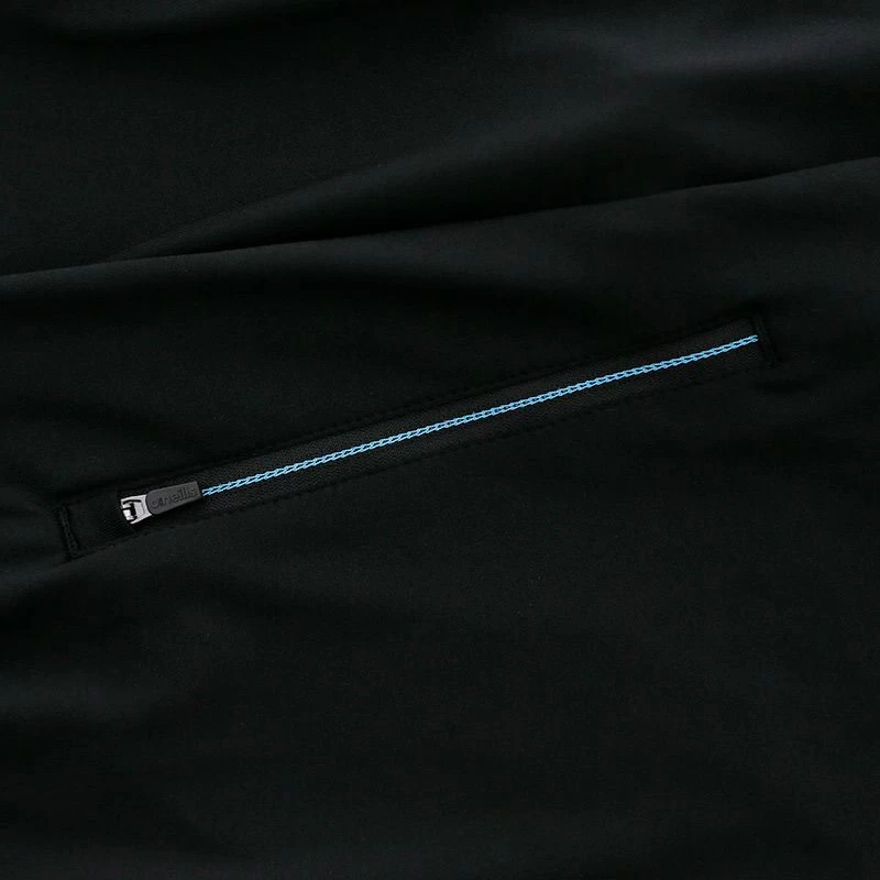 Kids' Nevada Brushed Half Zip Top Black / Sky / White 4 Kids' Nevada Brushed Half Zip Top Black / Sky / White - Image 4