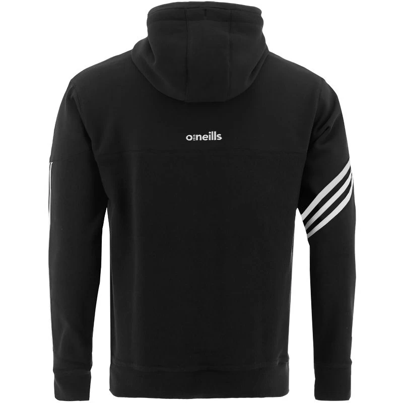 Men's Nevis Fleece Overhead Hoodie Black / White 2 Men's Nevis Fleece Overhead Hoodie Black / White - Image 2