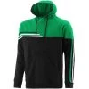 Men's Nevis Fleece Overhead Hoodie Black / Green / White