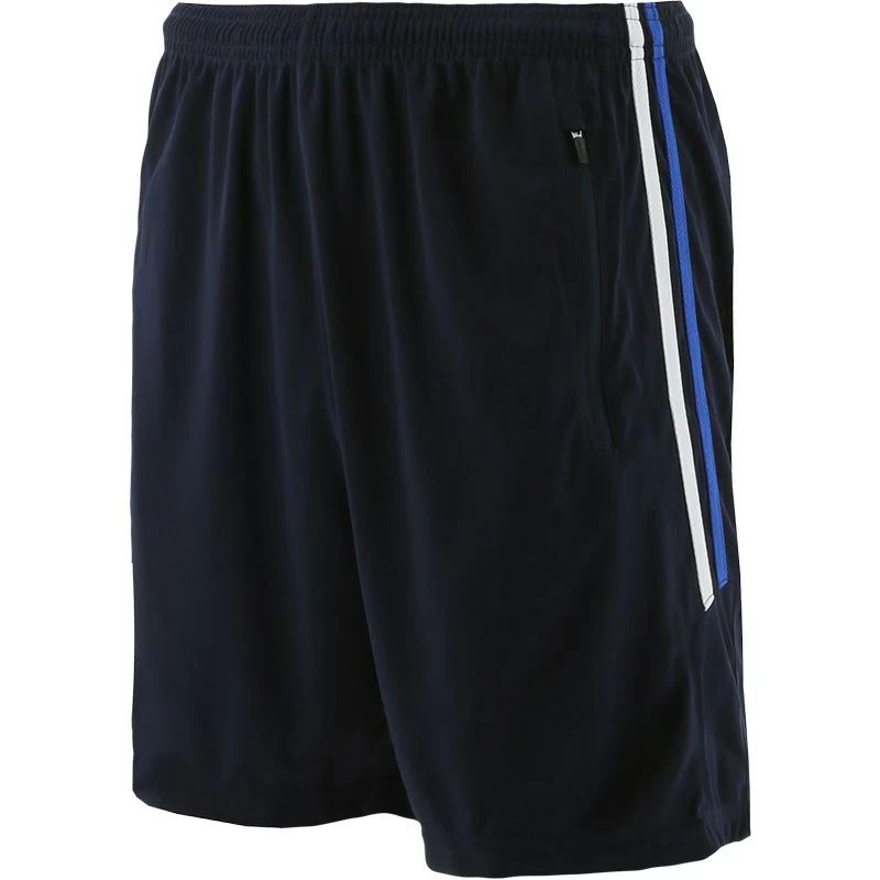 Men's Nevis Training Shorts Marine / Royal / White 2 Men's Nevis Training Shorts Marine / Royal / White - Image 2
