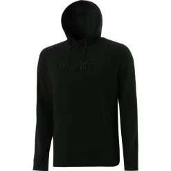 Men's Niall Overhead Fleece Hoodie Black -Outdoor Clothing Store niall 012 tech flc oh hoodie blk 1