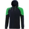 Men's Oslo Fleece Pullover Hoodie Marine / Green / White