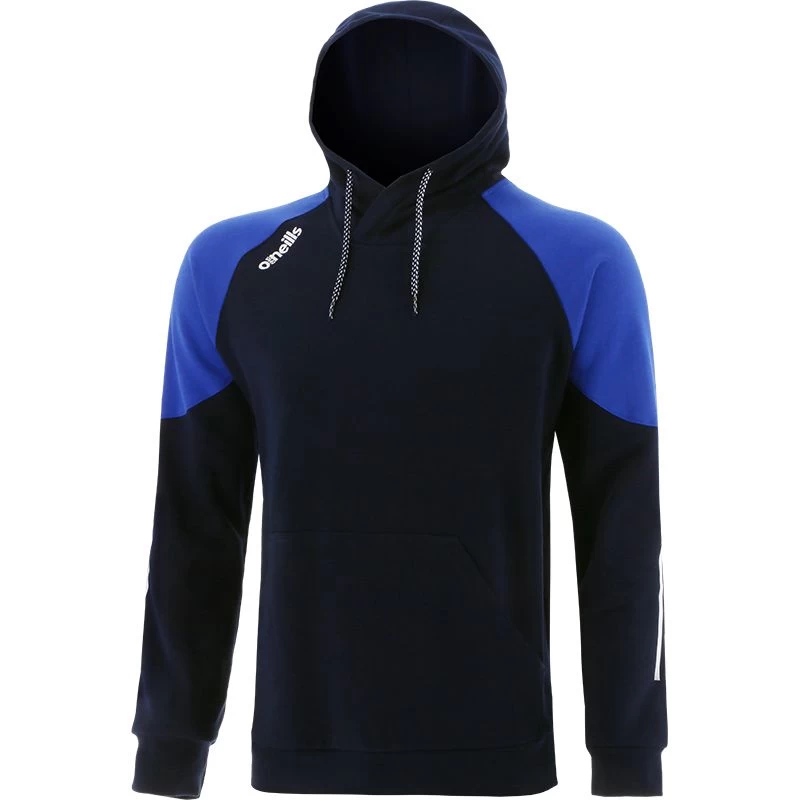 Men's Oslo Fleece Pullover Hoodie Marine / Royal / White 1 Men's Oslo Fleece Pullover Hoodie Marine / Royal / White