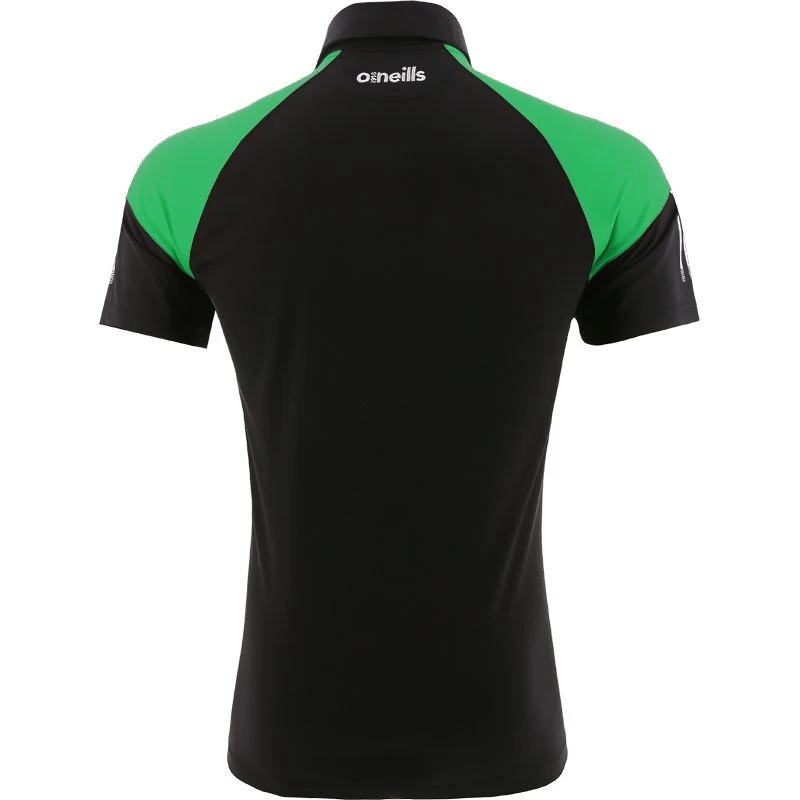 Men's Oslo Polo Shirt Black / Green / White 2 Men's Oslo Polo Shirt Black / Green / White - Image 2