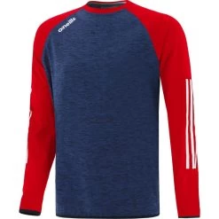 Men's Osprey Brushed Crew Neck Sweatshirt Marine / Red / White
