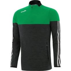 Men's Osprey Brushed Half Zip Top Green / Black / White