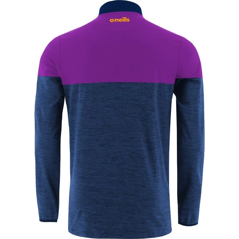 Men's Osprey Brushed Half Zip Top Purple / Marine / Amber 2 Men's Osprey Brushed Half Zip Top Purple / Marine / Amber - Image 2
