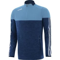 Men's Osprey Brushed Half Zip Top Sky / Marine / White