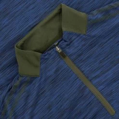 Men's Pluto Half Zip Midlayer Top Marine / Green -Outdoor Clothing Store plut 064 2 gen megnxx adlt p3 1