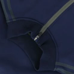 Kids' Pluto Hybrid Half Zip Top Marine / Green -Outdoor Clothing Store pluto 244 hz hybrid top mar khaki 4 3