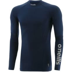 Men's Pro Body III Poly Elastane Baselayer Top Marine / Silver