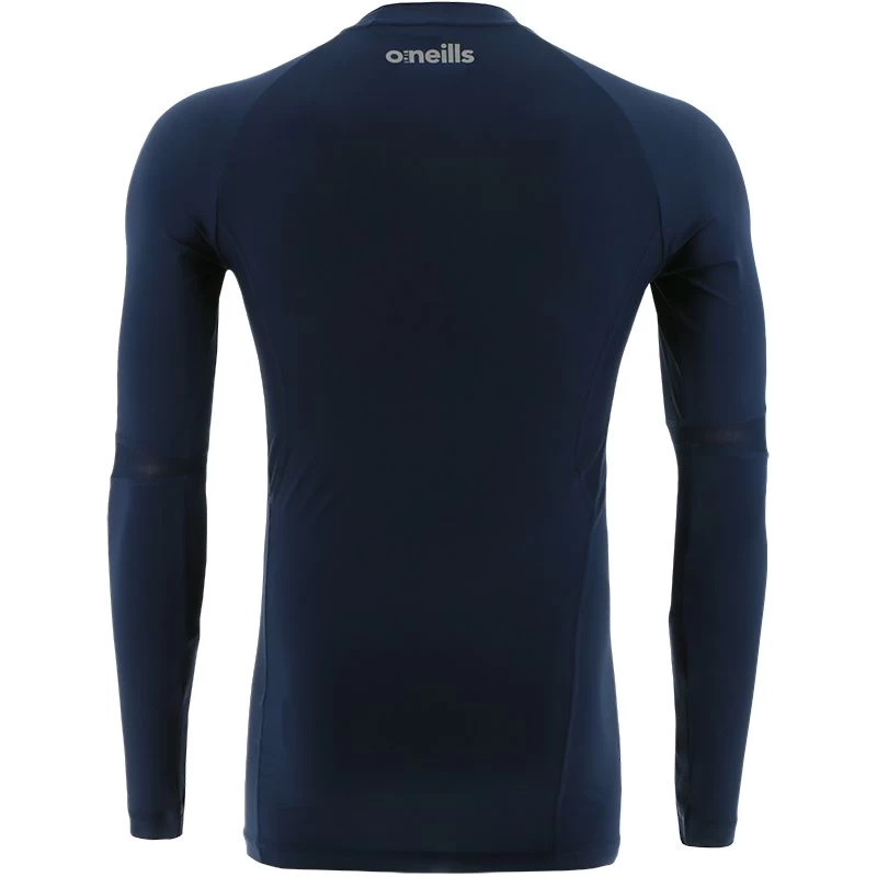 Men's Pro Body III Poly Elastane Baselayer Top Marine / Silver 2 Men's Pro Body III Poly Elastane Baselayer Top Marine / Silver - Image 2