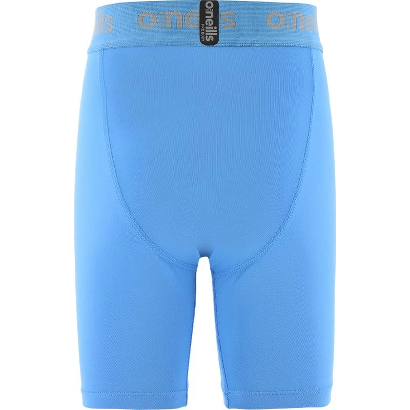 Kids' Pro Body III Poly Elastane Shorts Sky / Silver 3 Kids' Pro Body III Poly Elastane Shorts Sky / Silver - Image 3