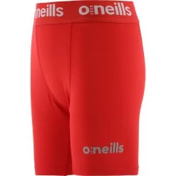 Kids' Pro Body III Poly Elastane Shorts Red / Silver