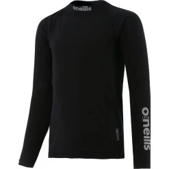 Kids' Pro Body III Poly Elastane Baselayer Top Black / Silver