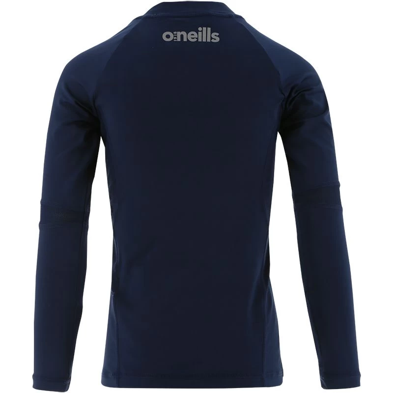 Kids' Pro Body III Poly Elastane Baselayer Top Marine / Silver 2 Kids' Pro Body III Poly Elastane Baselayer Top Marine / Silver - Image 2