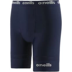 Men's Pro Body Base Layer Compression Shorts Marine / Silver