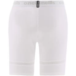 Men's Pro Body Base Layer Compression Shorts White / Silver -Outdoor Clothing Store proc 053 0 gen whsvxx adlts p3