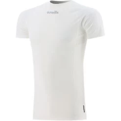 Men's Pro Body Base Layer Compression T-Shirt White / Silver