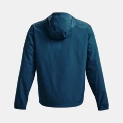 Under Armour Men's UA Sportstyle Windbreaker Jacket Fuse Teal / Petrol Blue -Outdoor Clothing Store ps1361621 437 hb