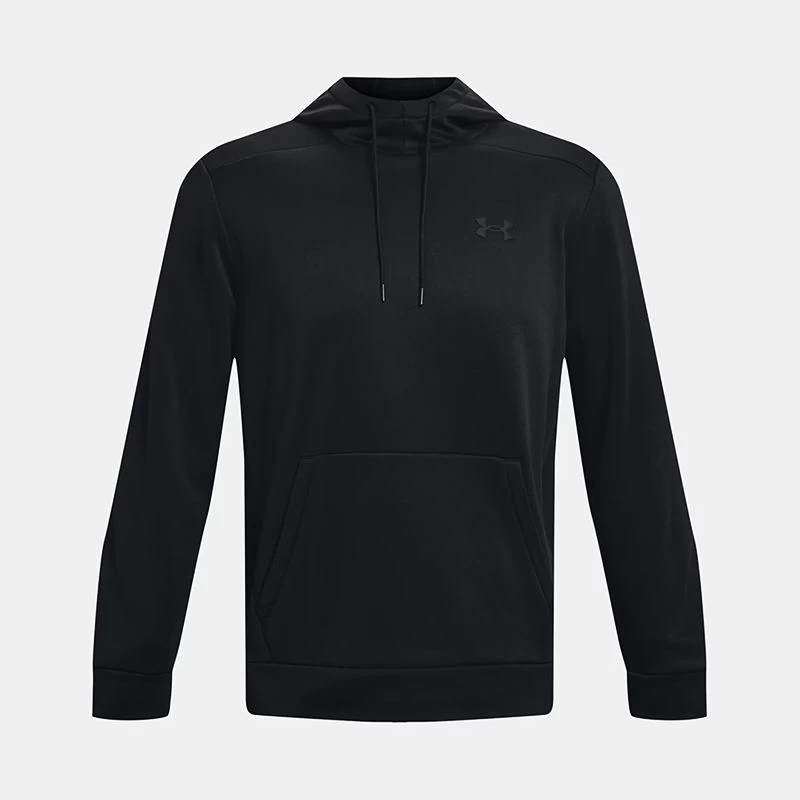 Under Armour Men's Armour Fleece® Hoodie Black 3 Under Armour Men's Armour Fleece® Hoodie Black - Image 3