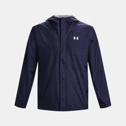 Under Armour Men's UA Stormproof Cloudstrike 2.0 Jacket Midnight Navy / White -Outdoor Clothing Store ps1374644 410 hf