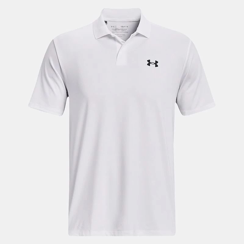 Under Armour Men's Performance 3.0 Polo White / Pitch Grey 6 Under Armour Men's Performance 3.0 Polo White / Pitch Grey - Image 6