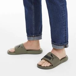 Puma Men's Popcat 20 Sliders Olive / Black -Outdoor Clothing Store puma popcat 20 erkek terlik 37227906 13079 1200x12002 1