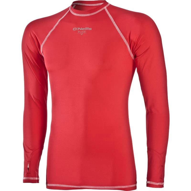 Kids' Pure Baselayer Long Sleeve Top Red 1 Kids' Pure Baselayer Long Sleeve Top Red