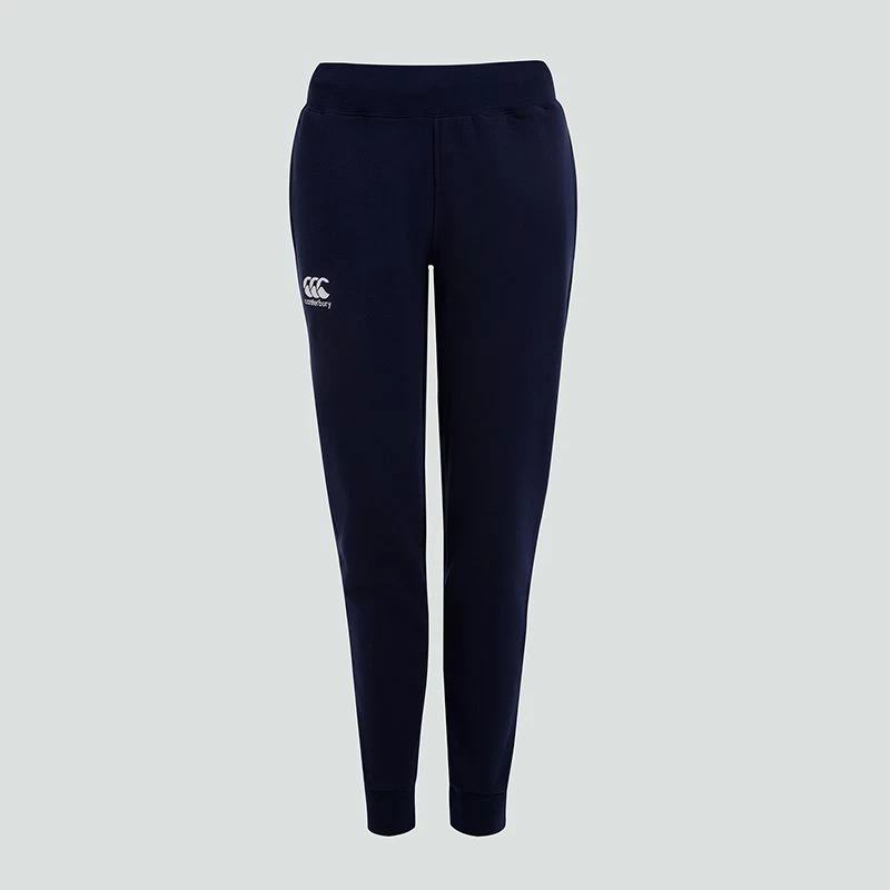 Canterbury Women's Tapered Cuffed Fleece Bottoms Navy 6 Canterbury Women's Tapered Cuffed Fleece Bottoms Navy - Image 6