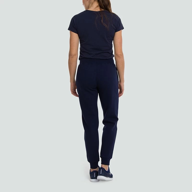 Canterbury Women's Tapered Cuffed Fleece Bottoms Navy 2 Canterbury Women's Tapered Cuffed Fleece Bottoms Navy - Image 2