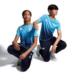 Canterbury Ireland Rugby IRFU 2023/24 Kids' Training T-Shirt Azure Blue / Evening Blue -Outdoor Clothing Store q a007581at5 x1