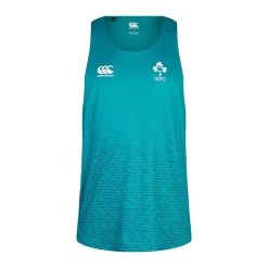 Canterbury Ireland Rugby IRFU 2023/24 Men's Poly Training Vest Deep Lake / Evening Blue -Outdoor Clothing Store q a007694as6 y1