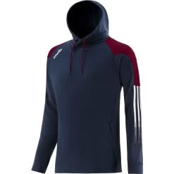 Men's Reno Pullover Hoodie Marine / Maroon / White