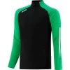 Men's Reno Squad Half Zip Top Black / Green / White