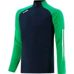 Men's Reno Squad Half Zip Top Marine / Green / White