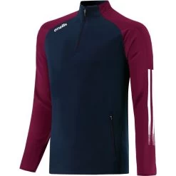 Men's Reno Squad Half Zip Top Marine / Maroon / White
