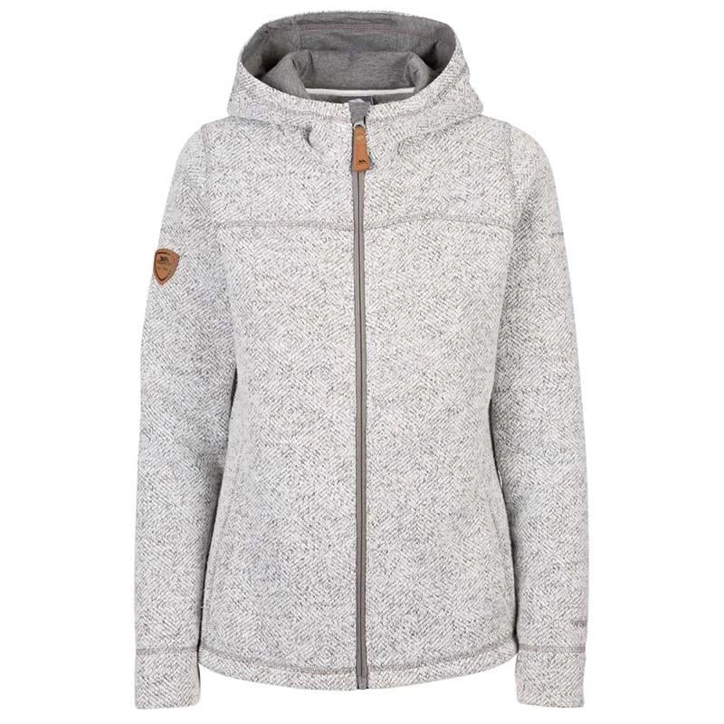 Trespass Women's Reserve Fleece Hoodie Storm Grey 1 Trespass Women's Reserve Fleece Hoodie Storm Grey